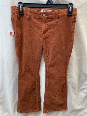 NEW!!! Rock & Roll Rust Corduroy extra stretch denim flare leg Pants girls sz 14